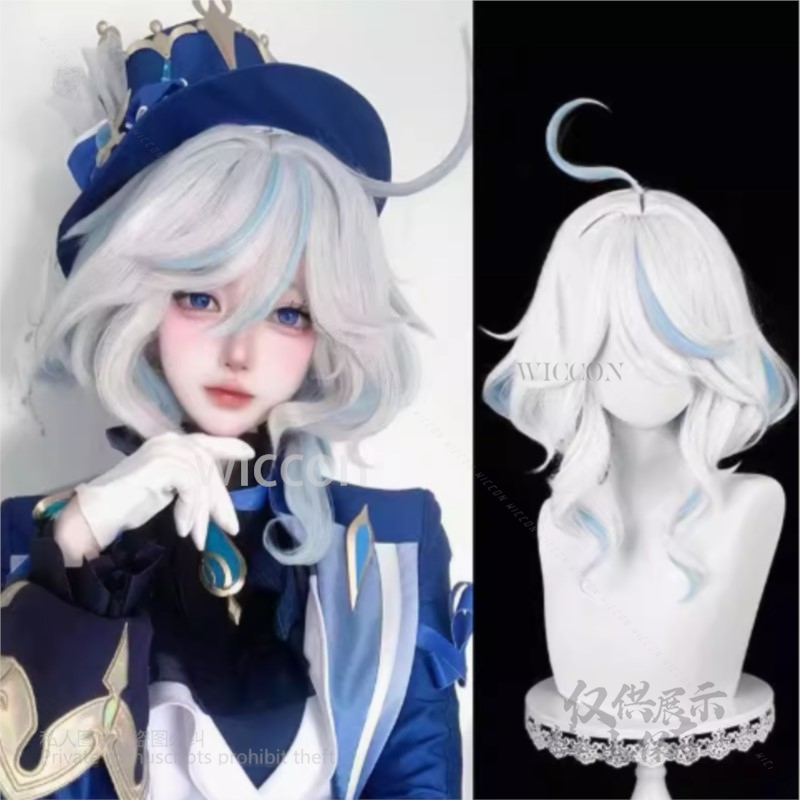 Synthetic Wigs - Juego de Anime Furina, disfraz de