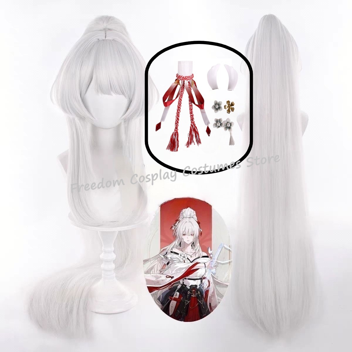Synthetic Wigs - Peluca de Cosplay de Hiyuki del