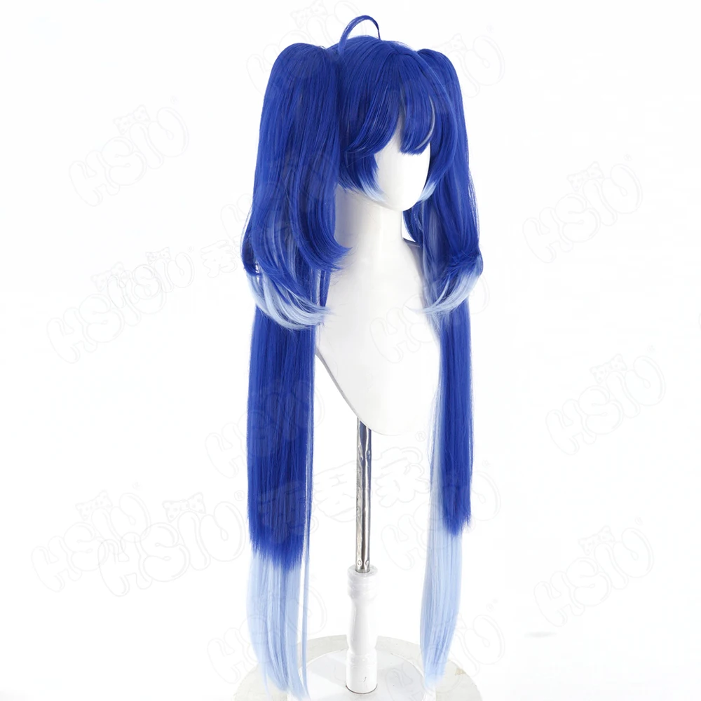 Synthetic Wigs - Peluca sintética de pelo largo azul