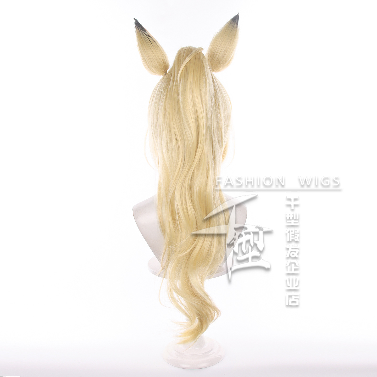 Synthetic Wigs - Peluca y orejas de cosplay de