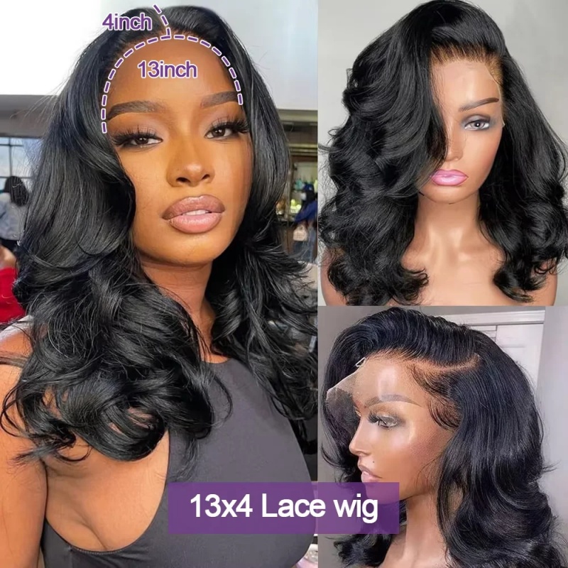 Peluca frontal de encaje HD co - Glueless Wear And Go Human Hair Wig reseña y precio