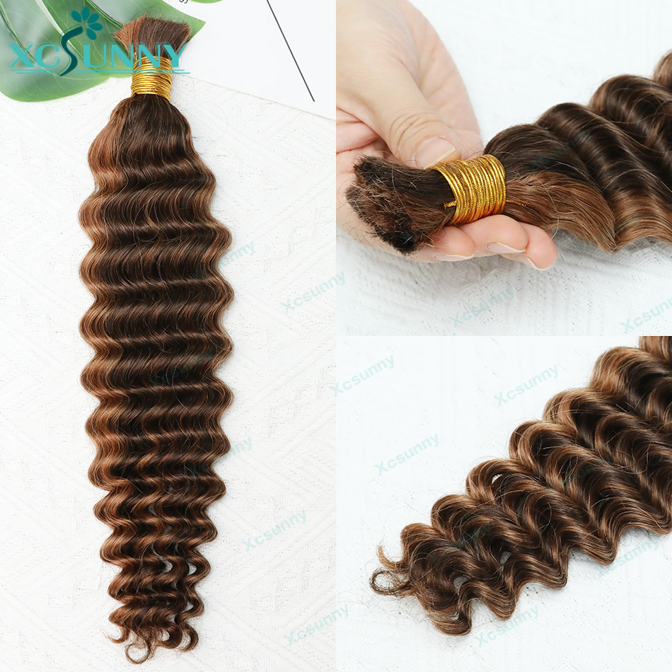Color # Extensiones de cabello - Water Wave Bulk Human Hair For Braiding reseña y precio