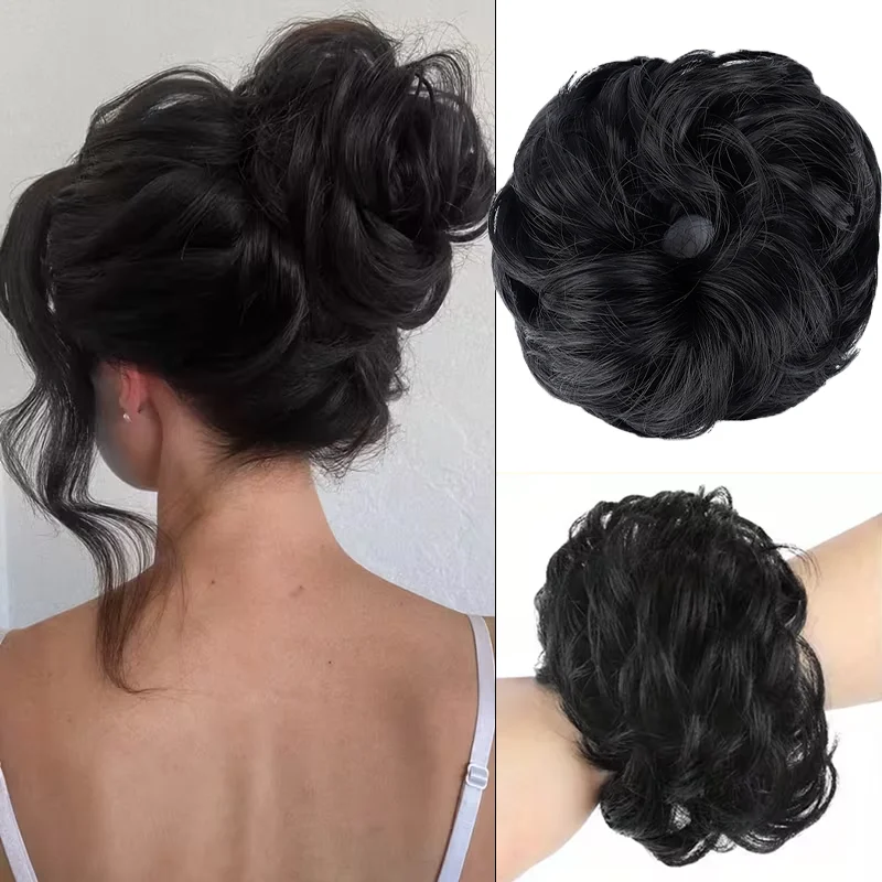 Elegante postizo para el cabel - Claw Clip Messy Bun Hair Piece reseña y precio