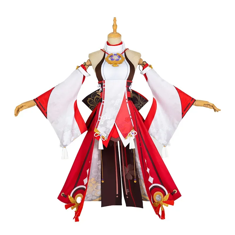 Disfraz de Cosplay de Yae Miko - Synthetic Wigs reseña y precio