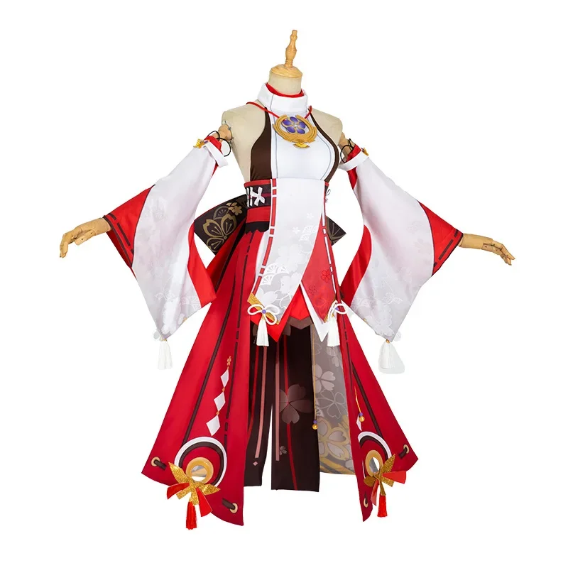Disfraz de Cosplay de Yae Miko - Synthetic Wigs reseña y precio
