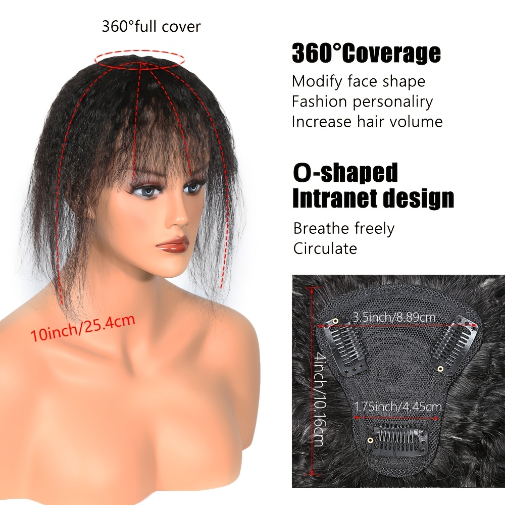 Pelo liso rizado con flequillo - Hair Bundles reseña y precio